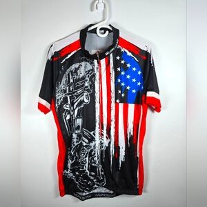 Weimostar "Honor the Fallen" Cool Max Cycling Jersey NWT